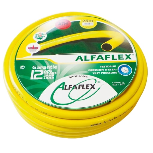 TUYAU D'ARROSAGE ALFAFLEX ATH JAUNE D 19MM COURONNE 25M