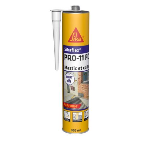 MASTIC COLLE POLYURETHANE SIKAFLEX PRO 11 FC GRIS 300 ML