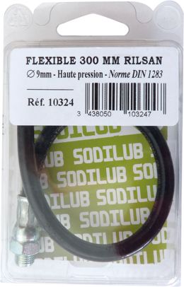 FLEXIBLE RILSAN 8MM M10 300MM