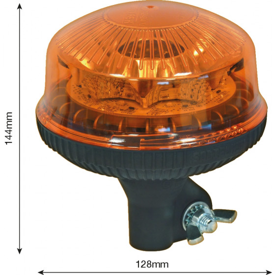 GYROPHARE LED ROTATIF SUR TIGE FLEXIBLE