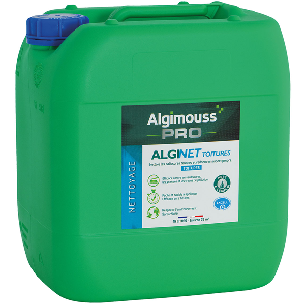 NETTOYANT ALGINET TOITURES 15L