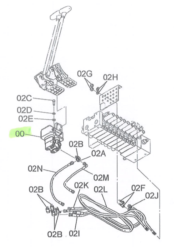 VALVE PILOT HITACHI