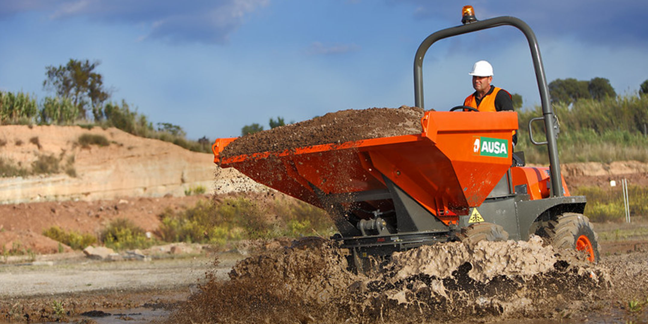 Dumper tout terrain Ausa disponible chez Groupe VMS